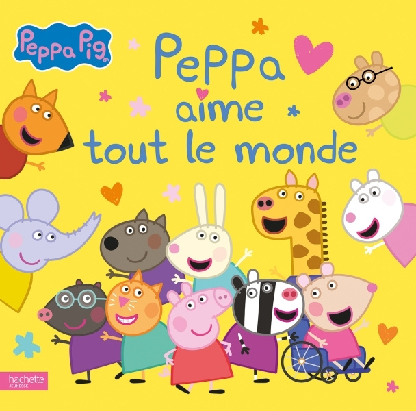 Carte Peppa Pig - Peppa aime tout le monde 