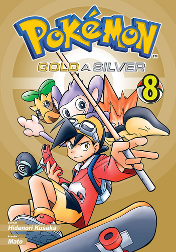 Книга Pokémon Gold a Silver 8 Hidenori Kusaka