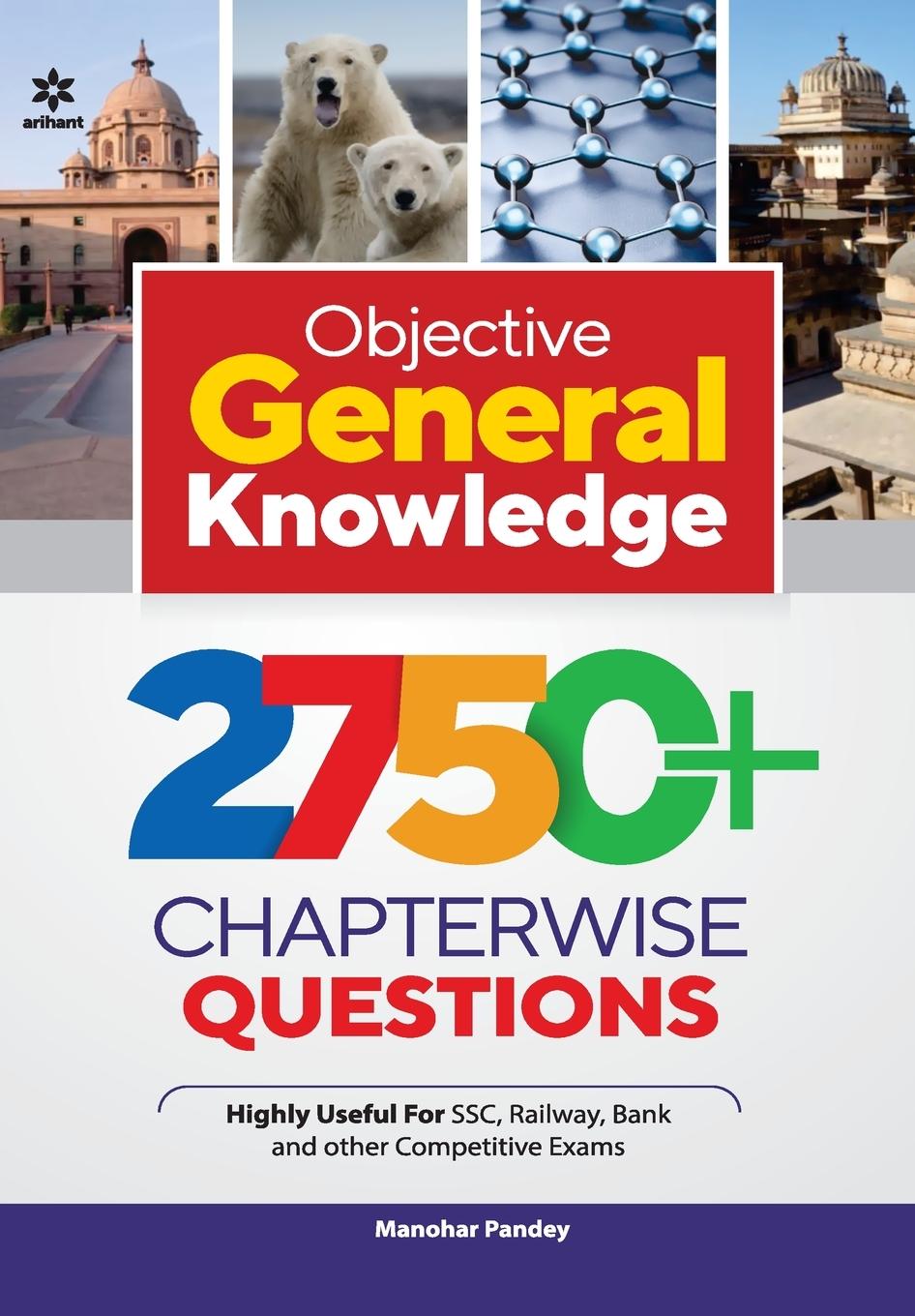 Book Objective General Knowledge 2750+ Chapterwise Questions Manohar Pandey