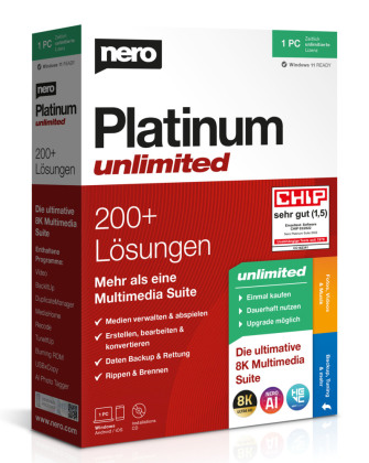 Digital Nero Platinum Unlimited, 1 CD-ROM 