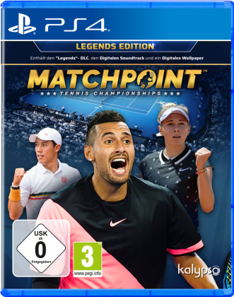 Videoclip Matchpoint - Tennis Championships Legends Edition, 1 PS4-Blu-Ray-Disc 