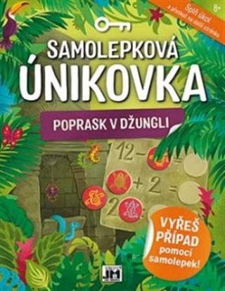Книга Samolepková únikovka Poprask v džungli 