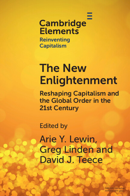 Book New Enlightenment Arie Y. Lewin