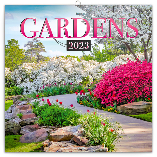 Kalendář/Diář Poznámkový kalendář Zahrady 2023 - nástěnný kalendář 
