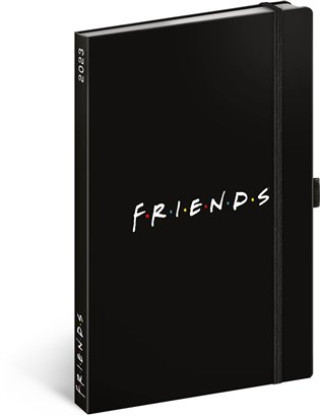 Könyv Notes Přátelé, linkovaný, 13 × 21 cm 
