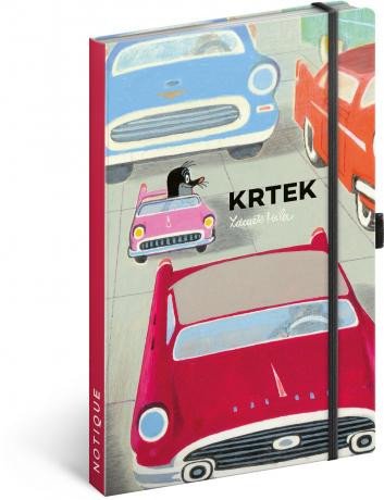 Könyv Notes Krtek a autíčko, linkovaný, 13 × 2 
