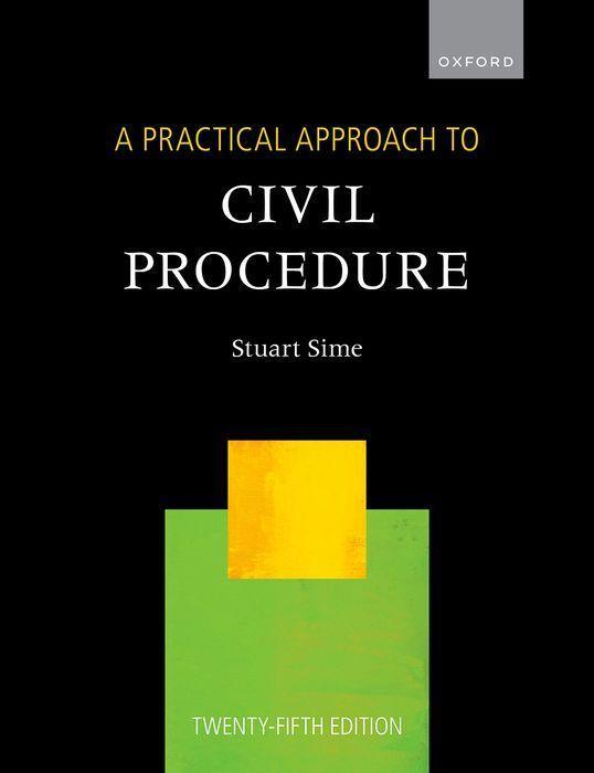 Książka Practical Approach to Civil Procedure 