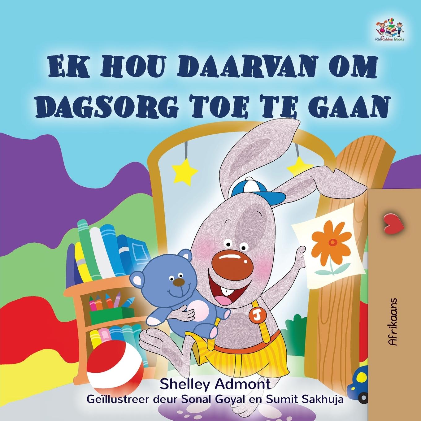 Kniha I Love to Go to Daycare (Afrikaans Children's Book) Kidkiddos Books