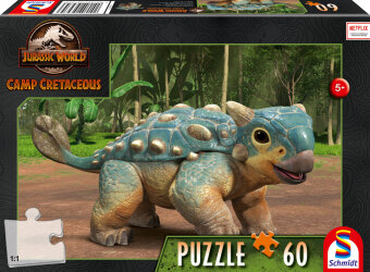 Joc / Jucărie Neue Abenteuer, Der Ankylosaurus Bumpy, 60 Teile (Puzzle) 