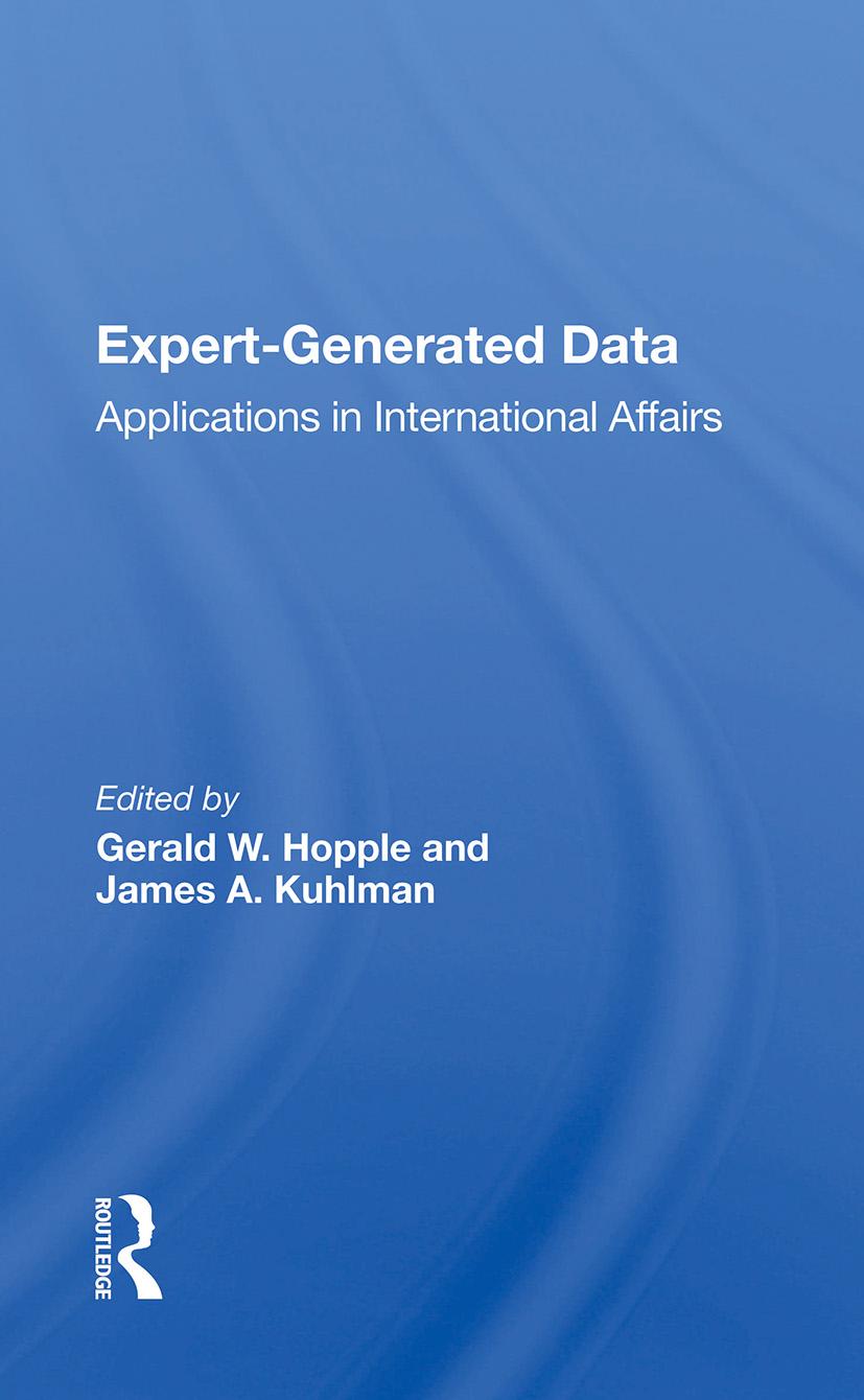 Knjiga Expert-generated Data Gerald W. Hopple