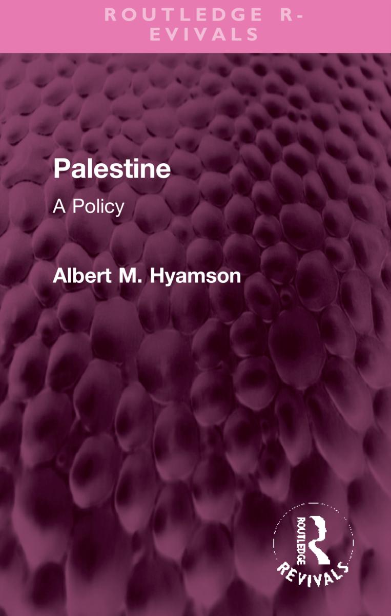 Carte Palestine Hyamson
