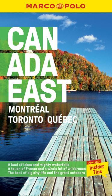 Livre Canada East Marco Polo Pocket Travel Guide - with pull out map 