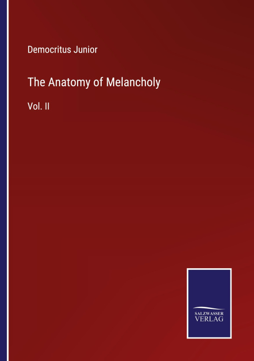 Knjiga Anatomy of Melancholy 