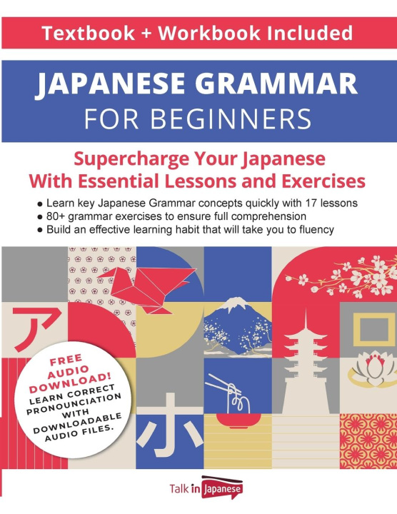 Carte Japanese Grammar for Beginners Textbook + Workbook Included 