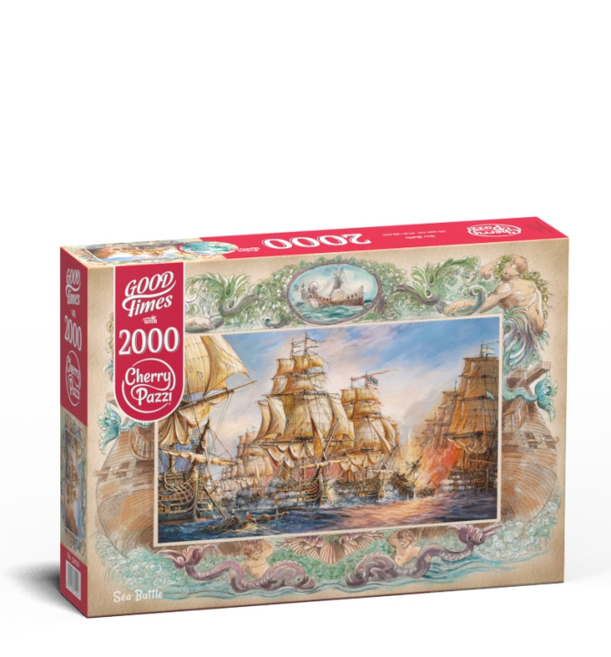 Kniha Puzzle 2000 Cherry Pazzi Sea battle 50026 