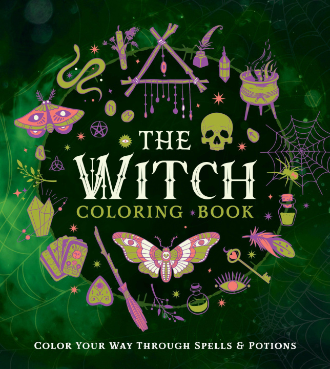Knjiga Witch Coloring Book 