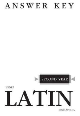 Buch Henle Latin Second Year Answer Key 