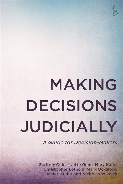 Carte Making Decisions Judicially Yvette Genn