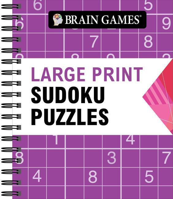 Carte Brain Games - Large Print Sudoku Puzzles (Arrow) Brain Games
