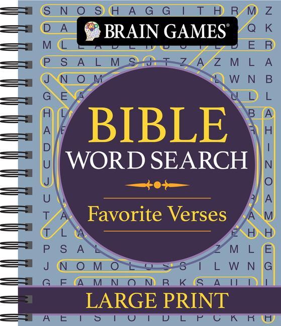 Kniha Brain Games - Bible Word Search: Favorite Verses - Large Print Brain Games