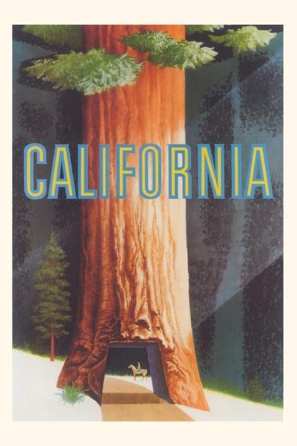 Boek Vintage Journal Stylized California Sequoia Found Image Press