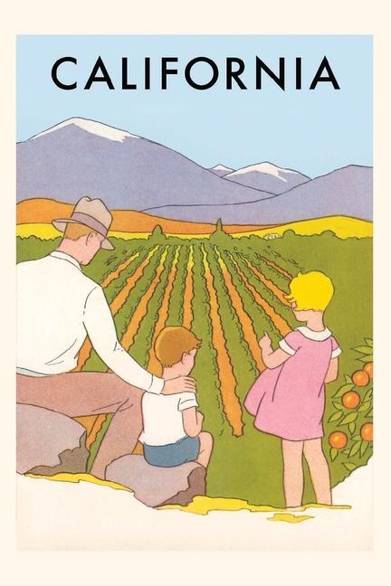 Carte Vintage Journal California Travel Poster Found Image Press