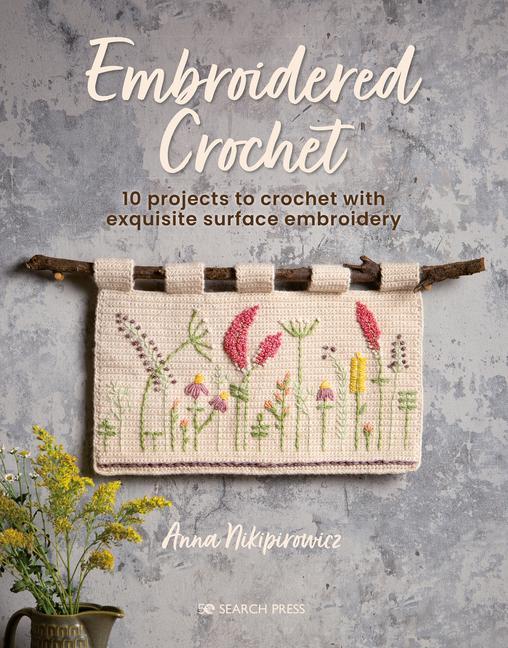 Book Embroidered Crochet 