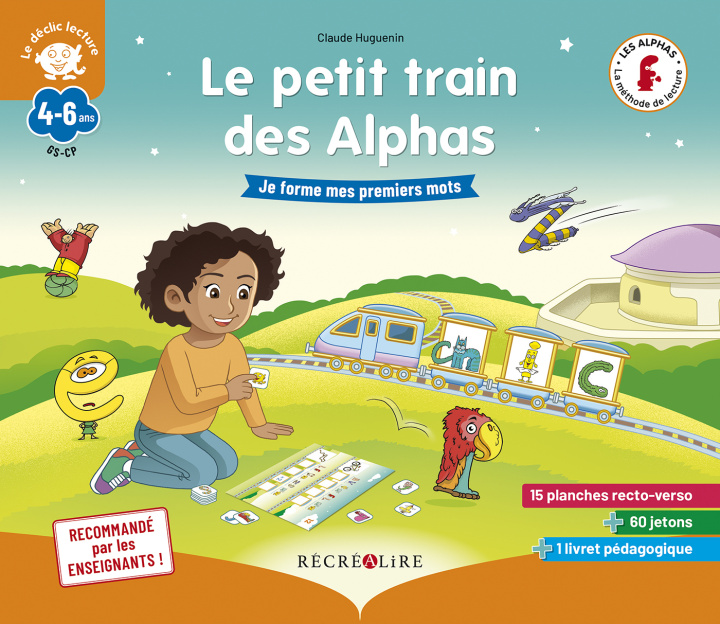Könyv Le petit train des Alphas - Jeu de phonologie Huguenin