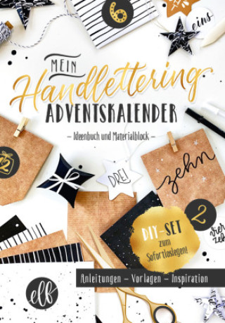 Kniha Mein Handlettering Adventskalender Katja Haas