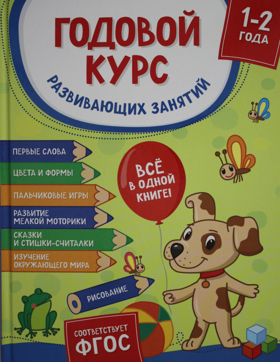Könyv Годовой курс развивающих занятий для детей 1 - 2 лет 
