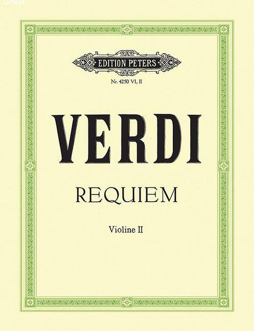 Knjiga Requiem: Mass for 4 Soli, Choir and Orchestra for the 1st Anniversary of the Death of Alessandro Manzoni, Part(s) Kurt Soldan