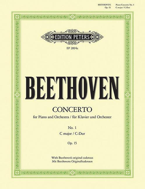 Kniha Piano Concerto No. 1 in C Op. 15 (Edition for 2 Pianos): Original Cadenzas by the Composer Max Pauer