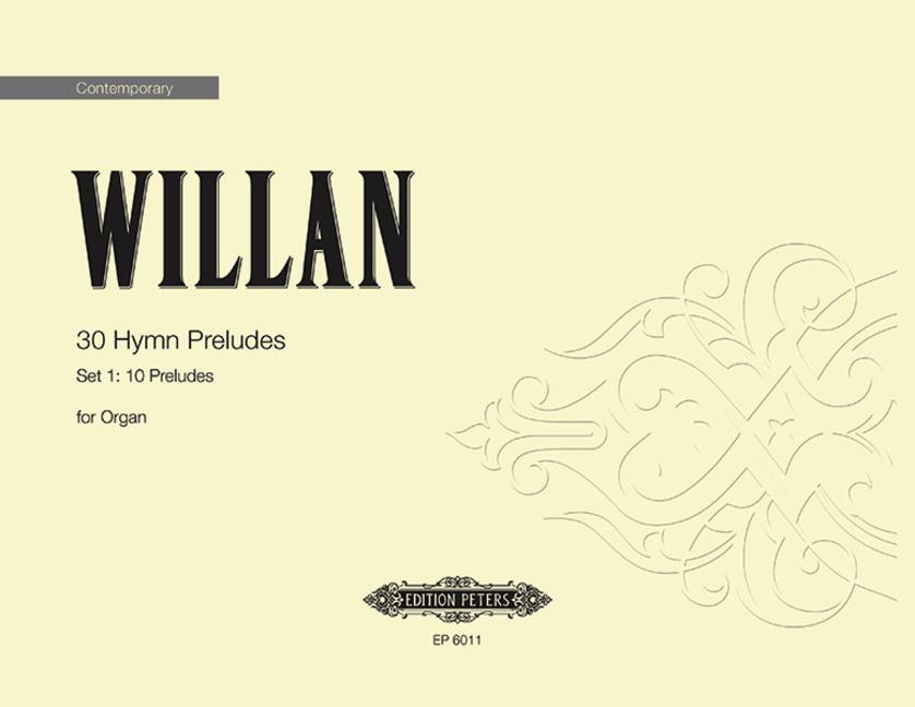 Könyv 30 Hymn Preludes for Organ, Set 1 