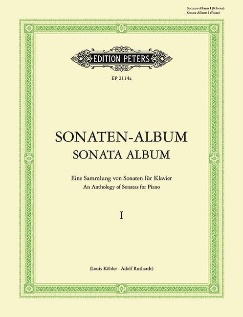 Livre Sonata Album: 15 Sonatas - Beethoven, Haydn, Mozart Adolf Ruthardt