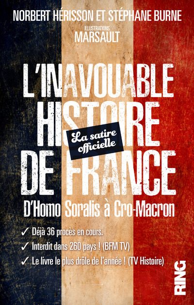 Carte L'Inavouable Histoire de France - La satire officielle Marie-Christine Hendrickx