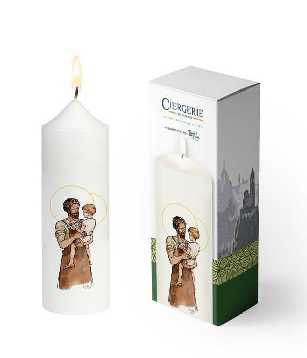 Spel/speelgoed Cierge blanc - Saint Joseph 