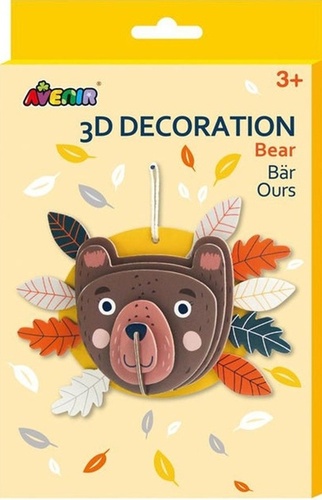 Hra/Hračka 3D dekorace na zeď Medvěd 