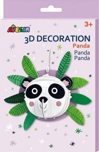 Játék 3D dekorace na zeď - Panda 