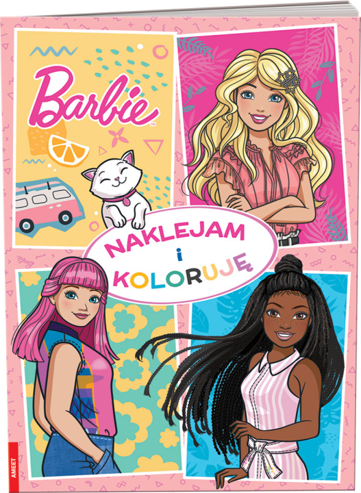 Knjiga Barbie Naklejam i koloruję NAK-1103 Opracowanie zbiorowe