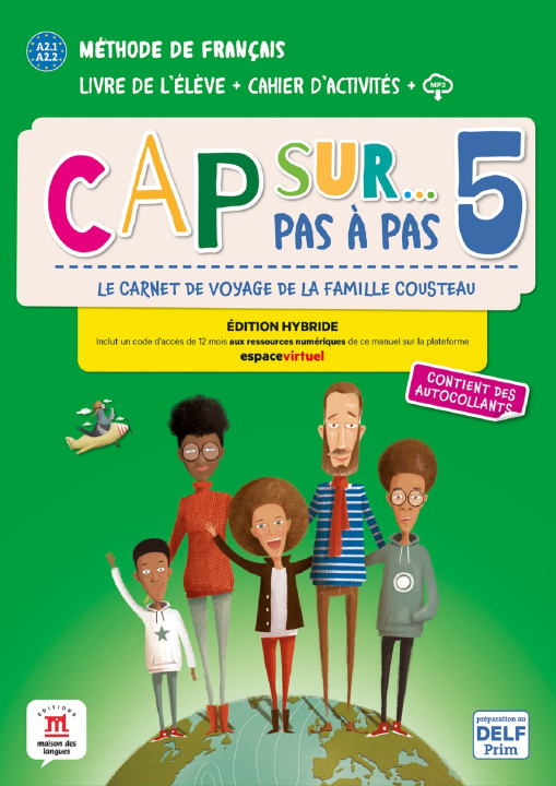 Carte Cap sur pas à pas 5 - A2.1/A2.2 - Éd. hybride collegium