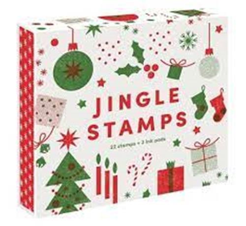 Hra/Hračka Jingle Stamps 22 stamps + 2 ink pads /anglais 