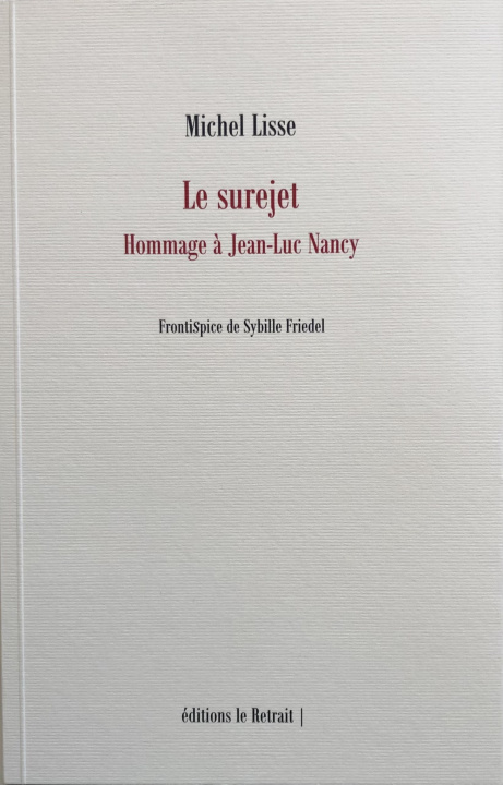 Buch LE SUREJET LISSE