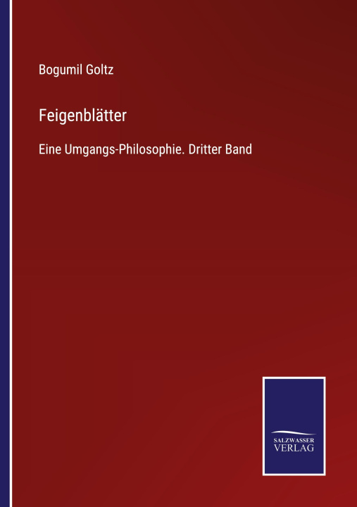 Книга Feigenblatter Bogumil Goltz