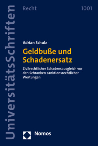 Kniha Geldbuße und Schadenersatz Adrian Schulz