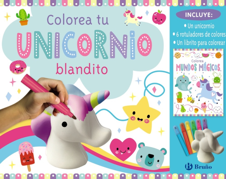 Kniha Colorea tu unicornio blandito 