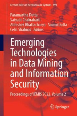 Kniha Emerging Technologies in Data Mining and Information Security Paramartha Dutta