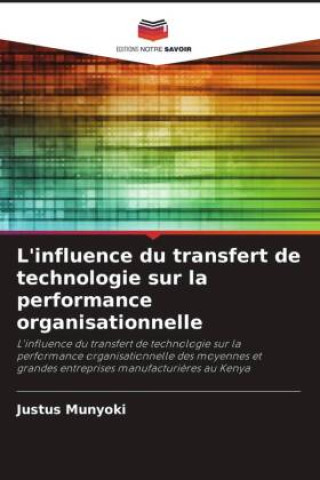 Könyv L'influence du transfert de technologie sur la performance organisationnelle 