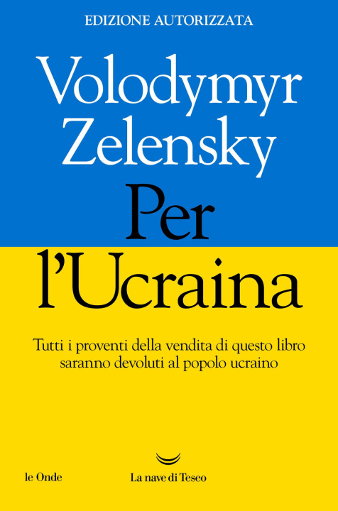 Книга Per l'Ucraina Volodymyr Zelensky