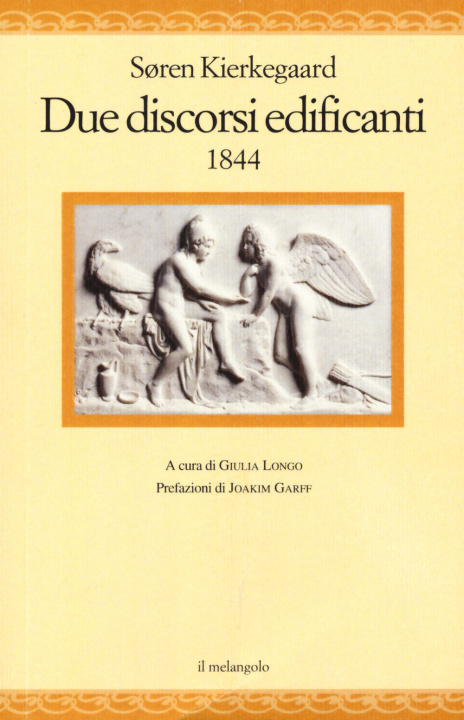 Knjiga Due discorsi edificanti 1844 Søren Kierkegaard