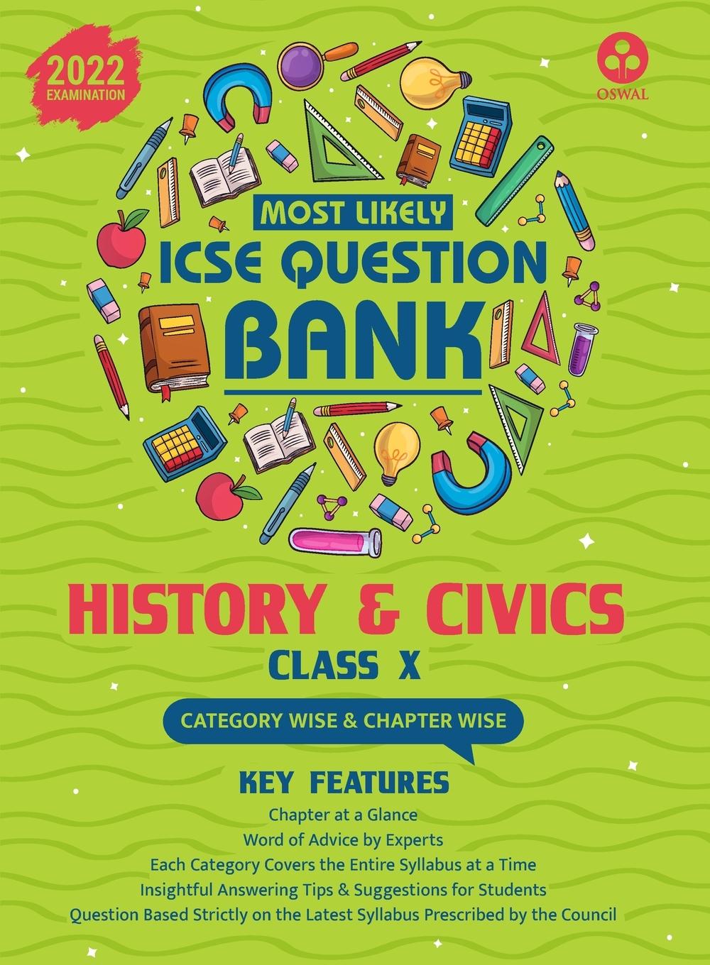 Kniha Most Likely Question Bank - History & Civics Oswal
